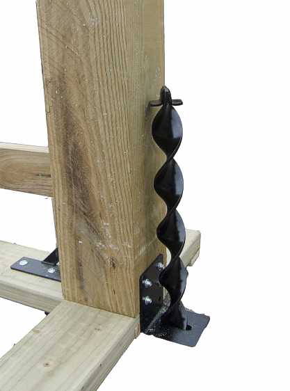 Safety Anchor for mobile cross country fences